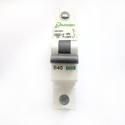 Danson Creator DBYB140 Black Clip B40 40A 40 Amp MCB Circuit Breaker Type B